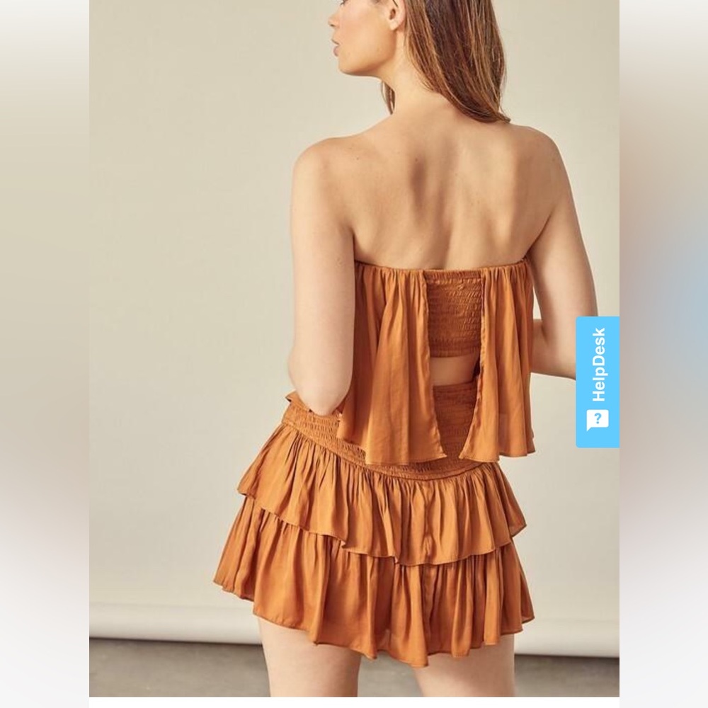 Mustard Seed | Monaco Caramel Romper